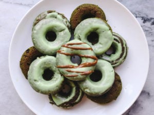 Baked Vegan Coconut Matcha Donuts Gluten Free From My Bowl