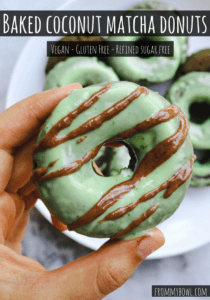 Baked Coconut Matcha Donuts Gluten Free Vegan From My Bowl