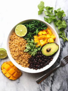 Savory Mango Buddha Bowl Chipotle Quinoa Gluten Free Vegan