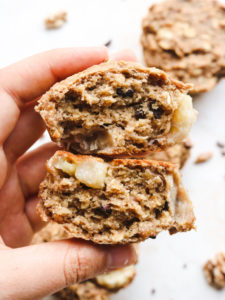 chunky monkey banana bread muffins vegan gluten free