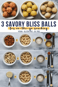 3 Savory Bliss Ball Energy Bite Recipes Vegan
