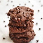 Double Chocolate Chip Cookies Vegan Gluten Free From My Bowl