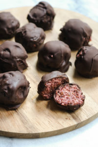 Chocolate Covered Cherry Truffles Gluten Free Vegan
