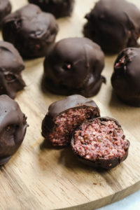 Chocolate Covered Cherry Truffles Gluten Free Vegan