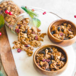 Crunchy Holiday Spiced Granola - Easy Vegan Breakfast Recipe