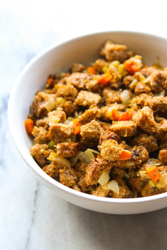 Easy Vegan Stovetop Stuffing (30 Minutes!) - From My Bowl