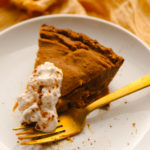 Pecan & Pumpkin Custard Pie - Healthy Holiday Vegan Dessert Recipe