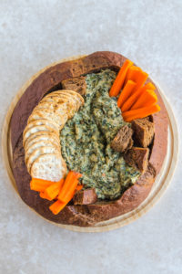 Best Ever Vegan Spinach Dip - Easy Healthy Holiday Party Appetizer