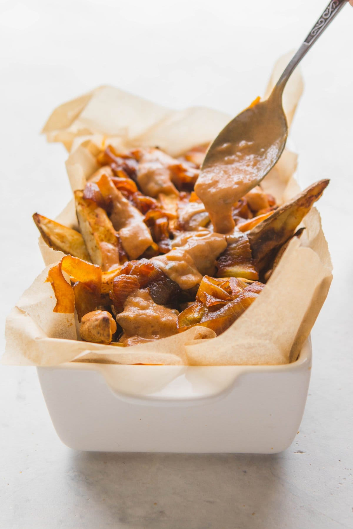 Vegan Animal Style Fries (Crispy WITHOUT Oil!) - From My Bowl
