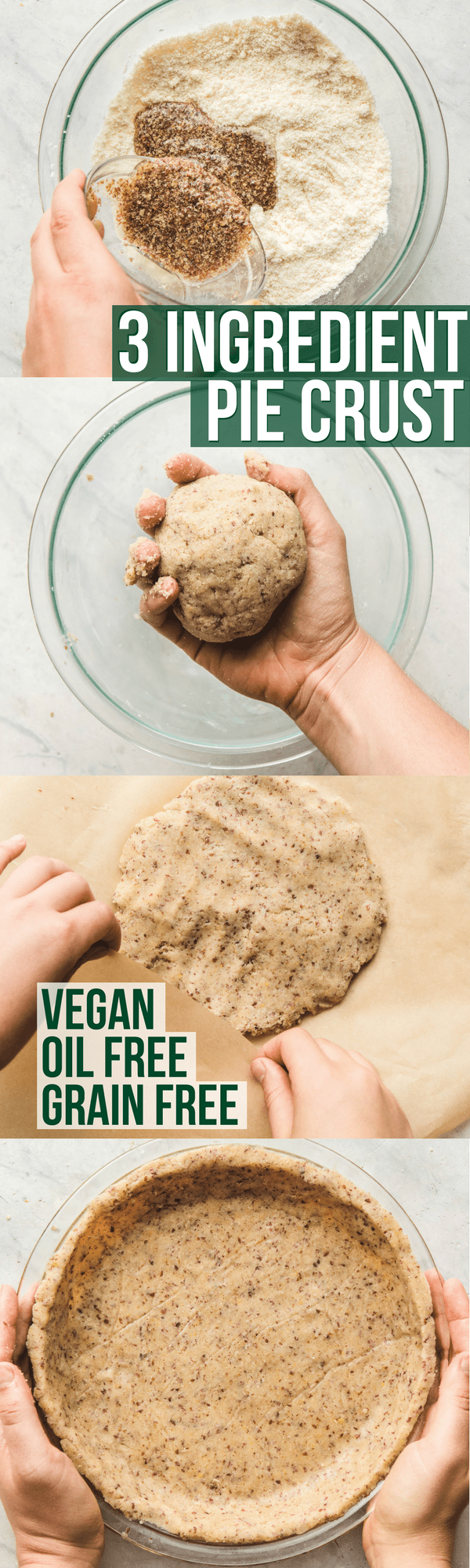3 Ingredient Pie Crust Vegan Grain Free Easy From My Bowl,How To Make Sweet Potato Pie Crust