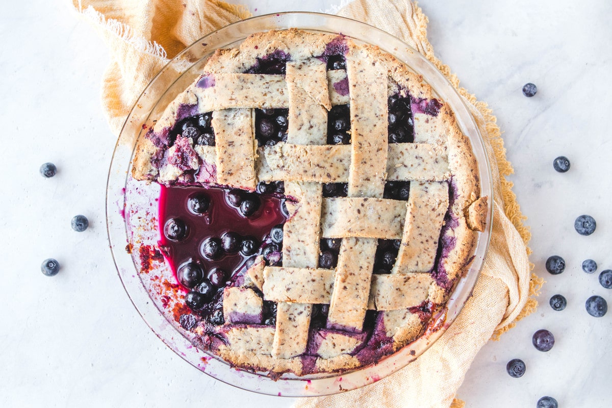 Mom's Best Gluten Free Blueberry Pie Recipe - Fearless Dining