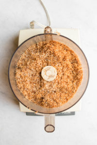 toasted coconut in food processor