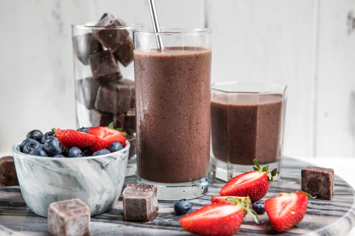 Make Ahead Smoothie Cubes
