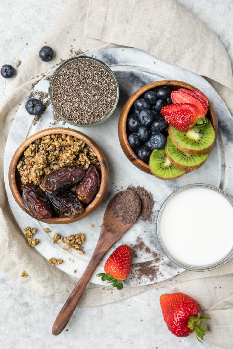 Açai Chia Pudding (Sugar Free + 5 Ingredients!) - From My Bowl