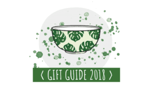 from my bowl logo with gift guide text overlay on green background