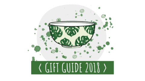 from my bowl logo with gift guide text overlay on green background