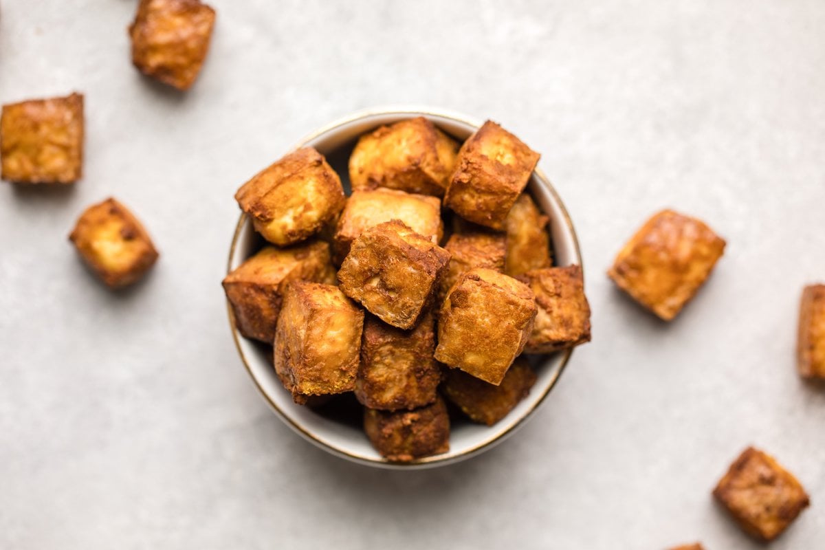 The Best Crispy Baked Tofu