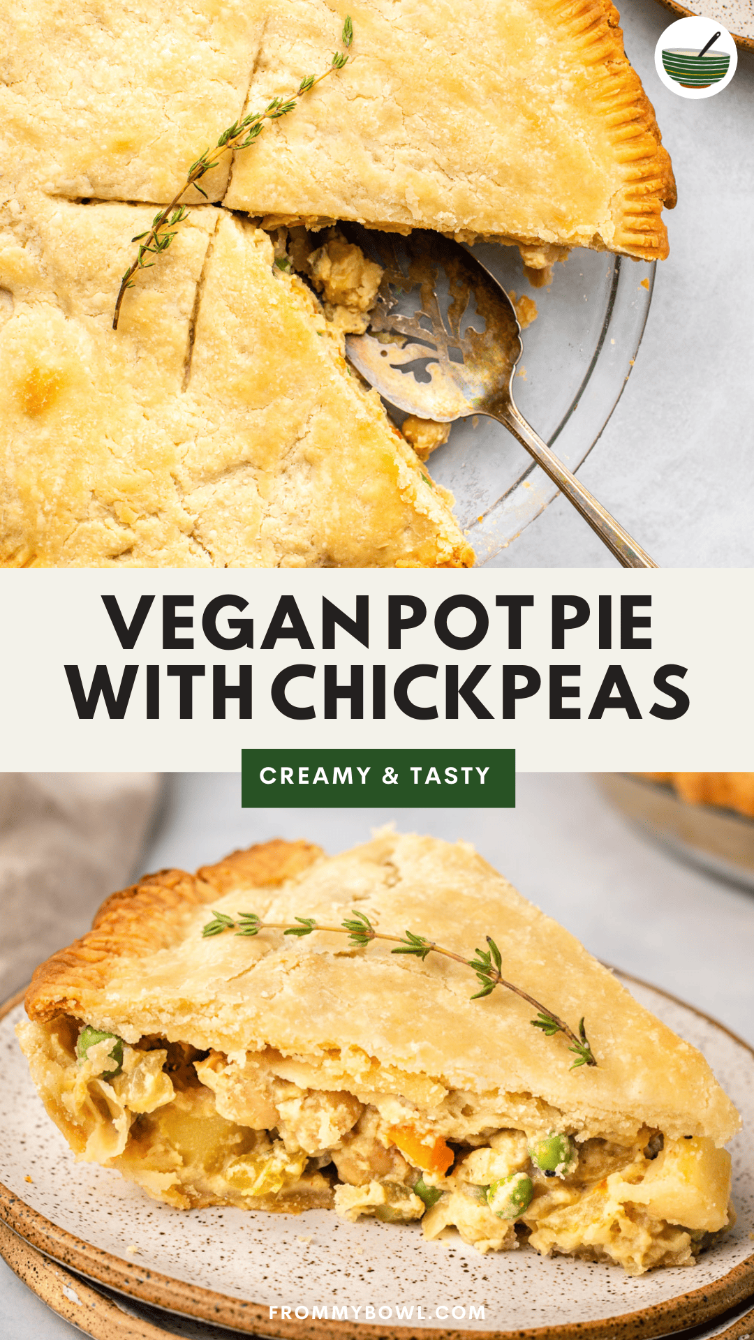 Vegan Pot Pie with Chickpeas - From My Bowl