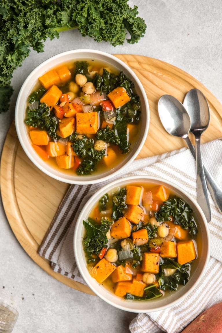 Sweet Potato Kale Soup Recipe (Cozy & Healthy!) - From My Bowl