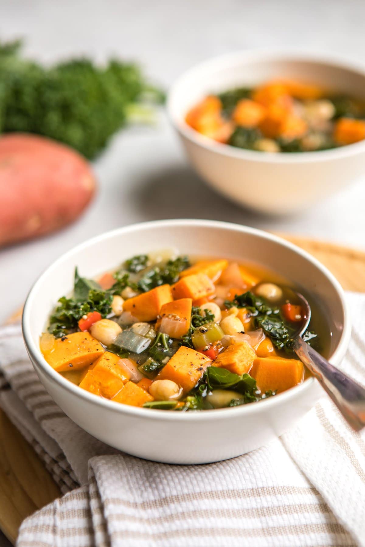 Sweet Potato Kale Soup Recipe (Cozy & Healthy!) - From My Bowl