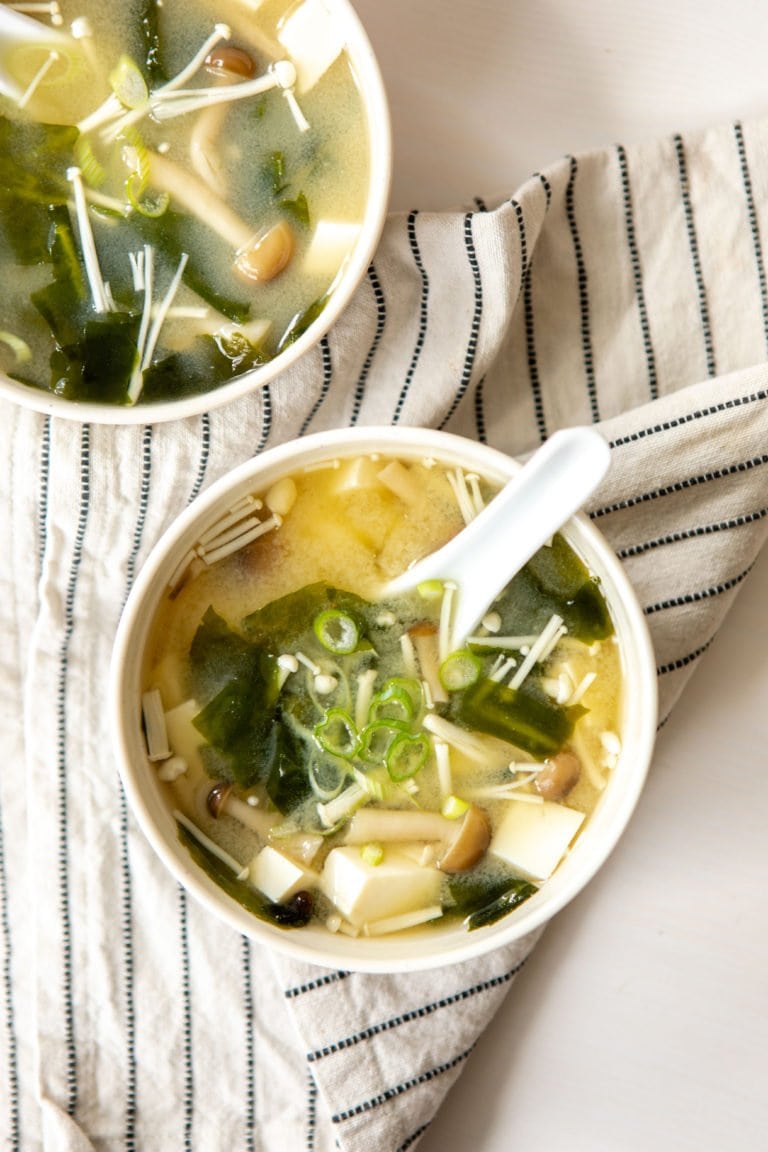 The Best Vegan Miso Soup | Easy + Healthy Recipe - From My Bowl
