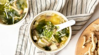 Miso Veggie Soup in a Jar - Hey Nutrition Lady