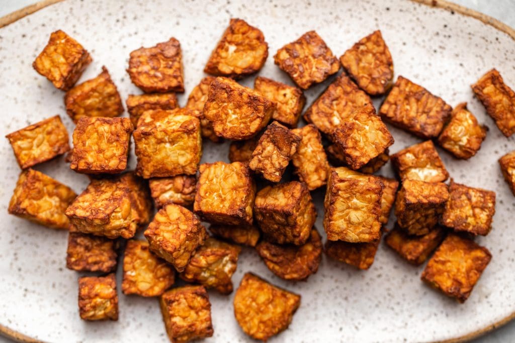 Easy Baked Tempeh 3 Ingredients So Crispy From My Bowl