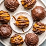 These Healthy Pumpkin Truffles are creamy, fluffy, and packed with fall flavor! Made with only 6 ingredients and naturally gluten, grain, and sugar-free