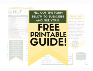 fill out the form below to subscribe and get your free printable guide