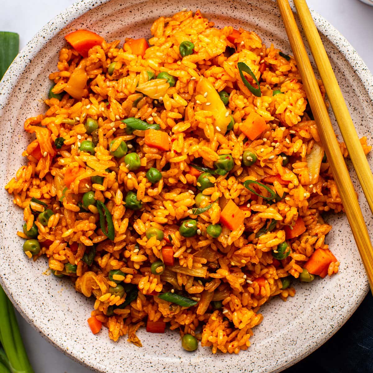 Kimchi Fried Rice Vegan FromMyBowl 10 