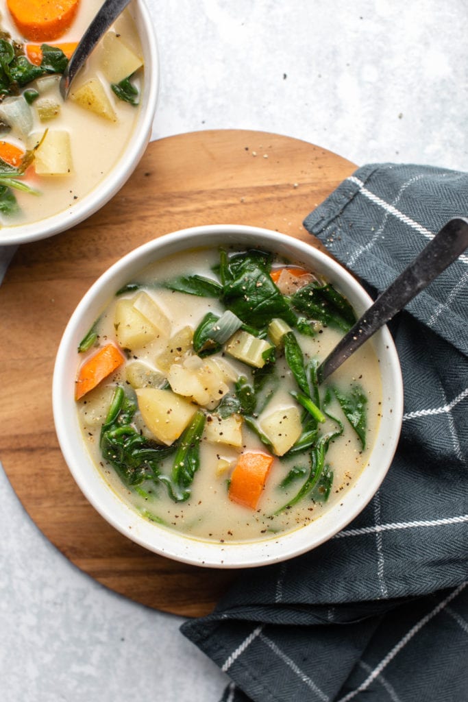 Cozy_Potato_Spinach_Soup_Vegan_Instant_Pot_FromMyBowl4 From My Bowl