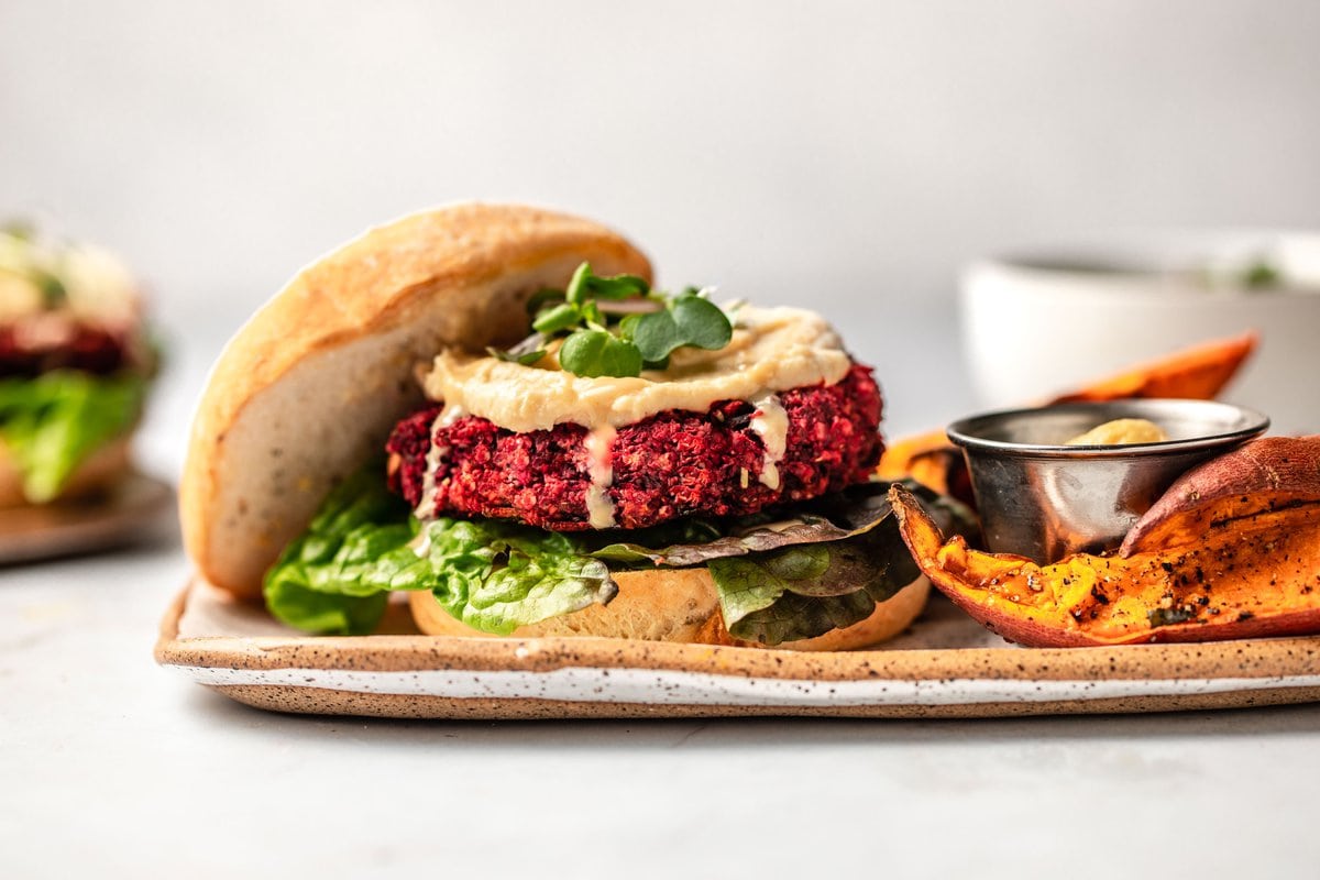 The Best Vegan Beet Burgers Wholesome Hearty From My Bowl,Summer Shandy Can