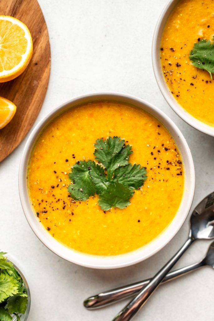 Feel-Good Red Lentil Soup - From My Bowl