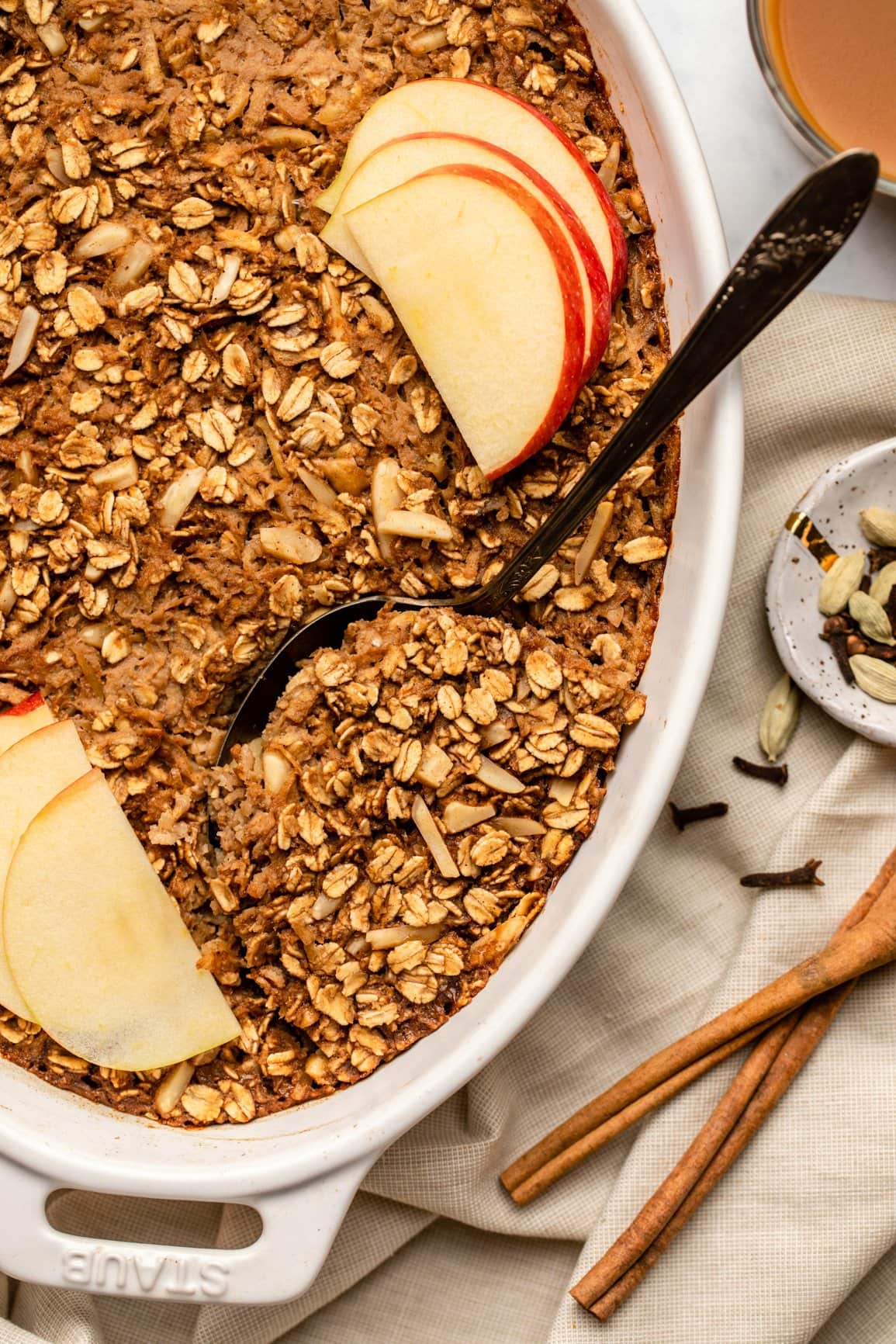 Apple Chai Baked Oatmeal | Vegan & Gluten-Free - From My Bowl