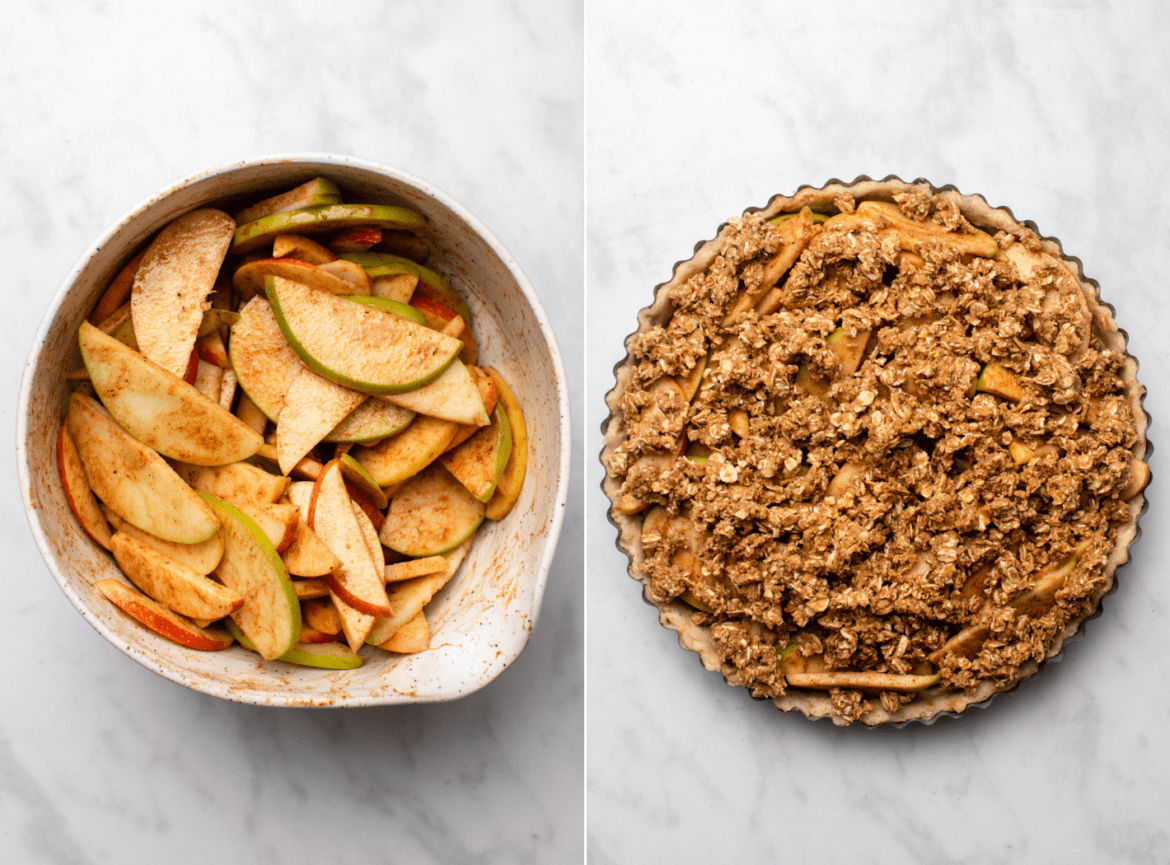 Wholesome Apple Crumb Pie Vegan And Gluten Free From My Bowl