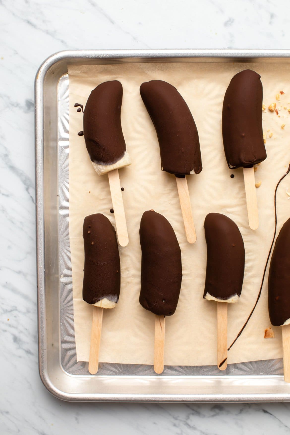 Chocolate Covered Banana Pops Healthy 3 Ingredient Dessert From My Bowl