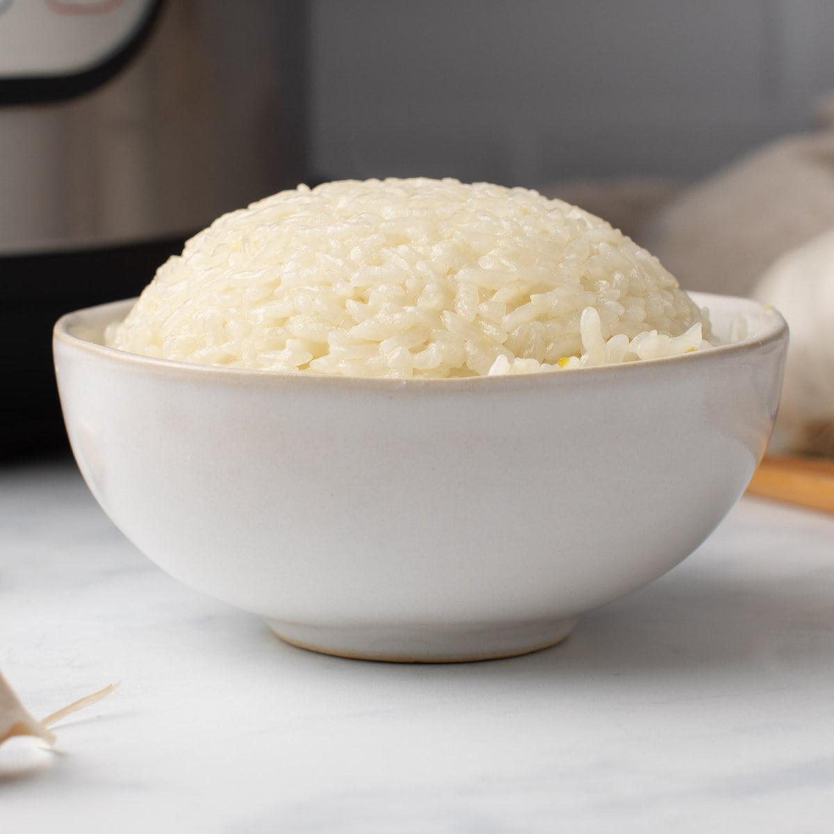 Instant Pot Garlic Rice - From My Bowl