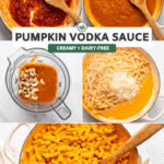 step-by-step photos for making pumpkin vodka sauce