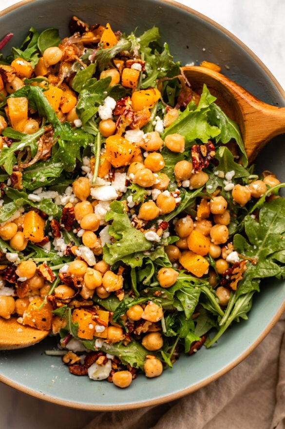 Roasted Butternut Squash Salad with Cider Vinaigrette - From My Bowl