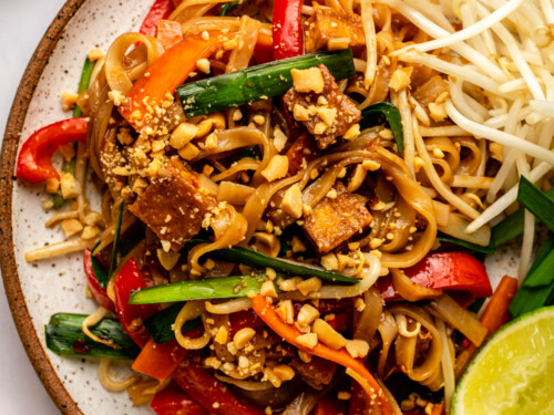 Easy Pad Thai (vegan, gluten-free) - Del's cooking twist