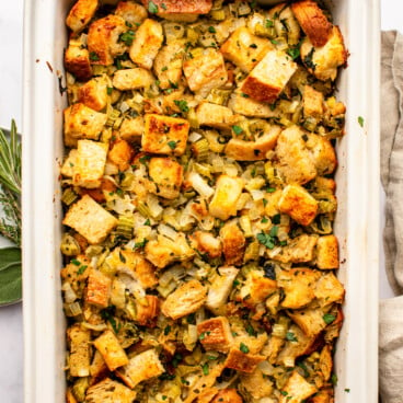 Classic Vegan Stuffing - From My Bowl