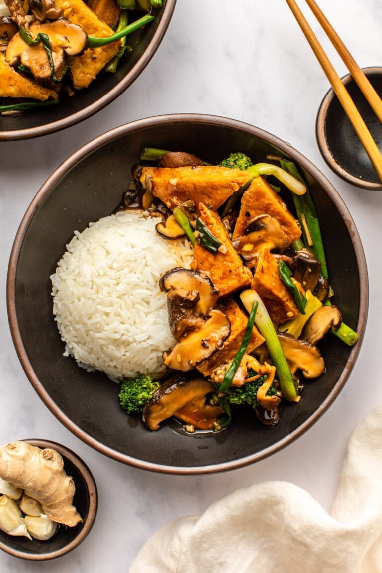 Tofu Mushroom Stir Fry From My Bowl