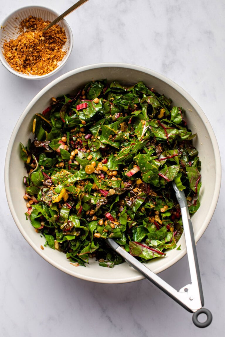 Swiss Chard Salad - From My Bowl