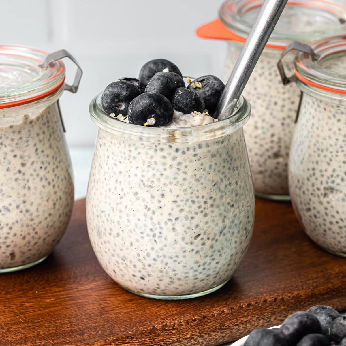 Açai Chia Pudding (Sugar Free + 5 Ingredients!) - From My Bowl